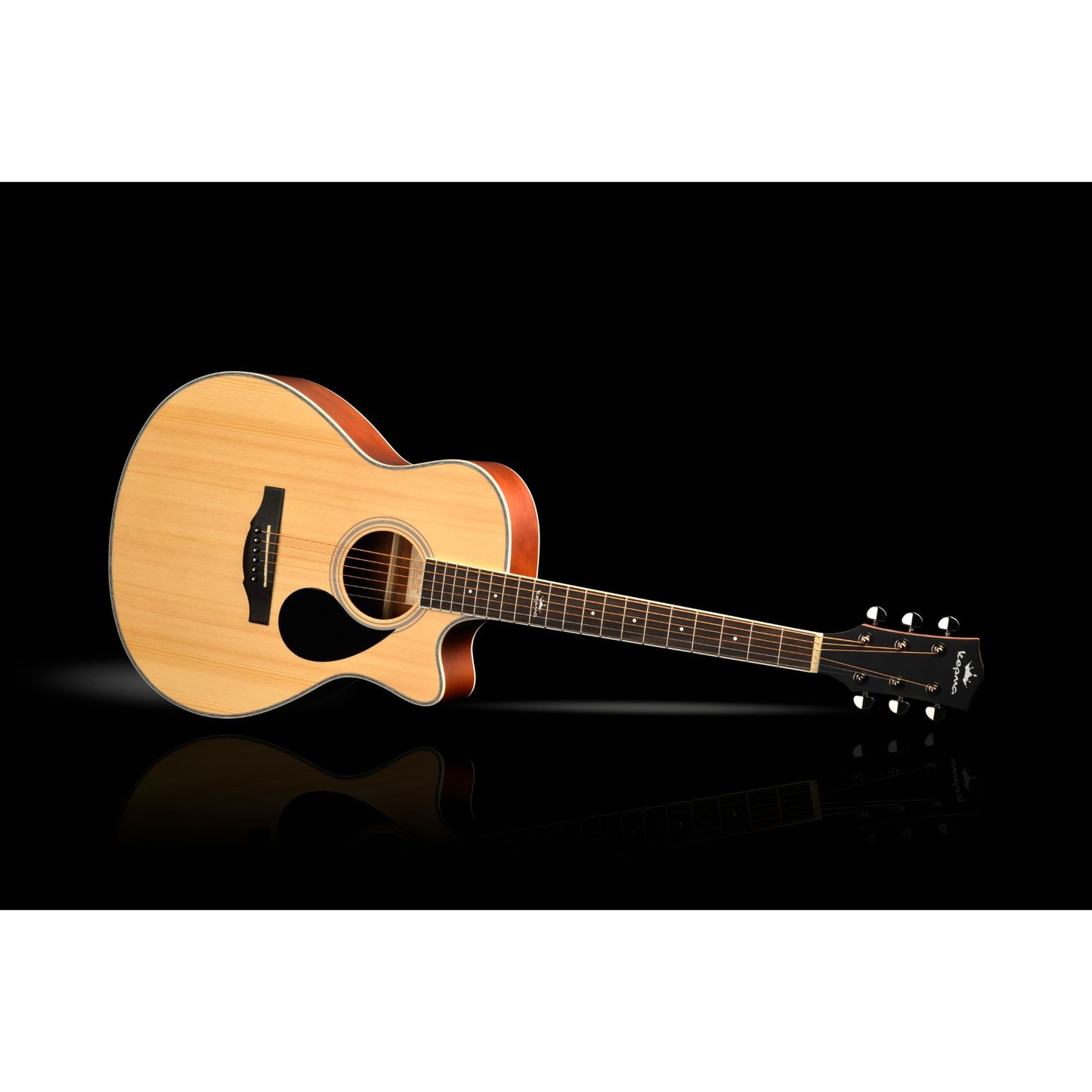 Kepma A1C Grand Auditorium Acoustic Guitar - Natural