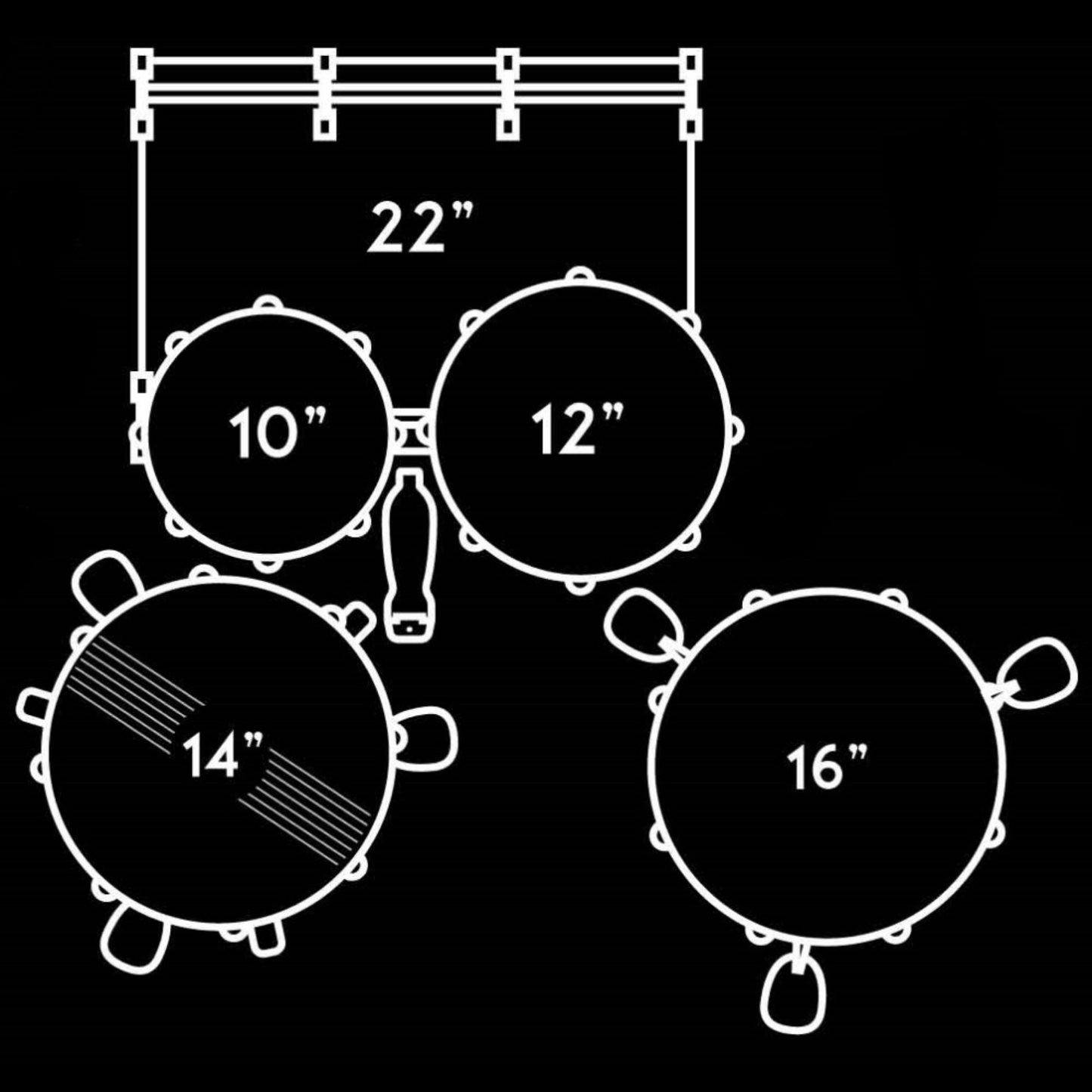Pearl Roadshow Series 5-Piece Drum Set - Charcoal Metallic