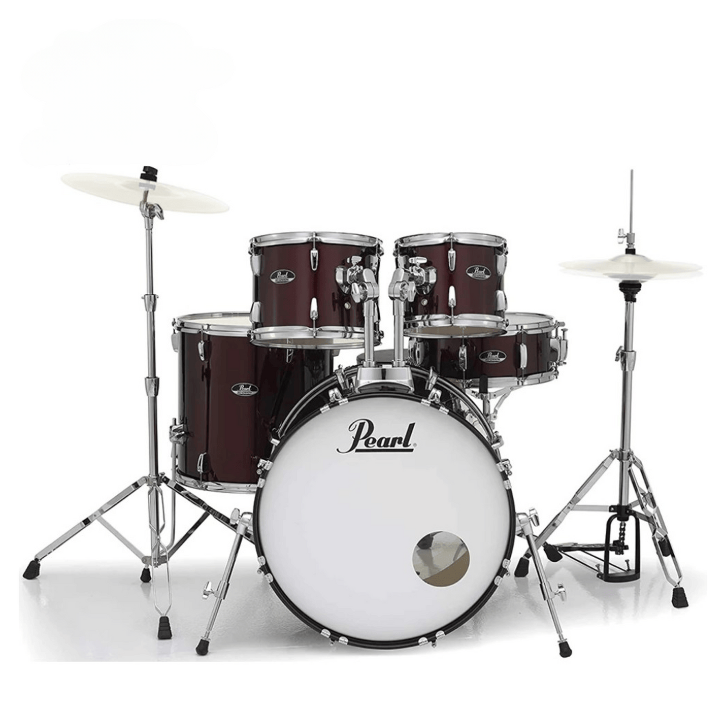 Pearl Roadshow Series 5-Piece Drum Set - Red Wine