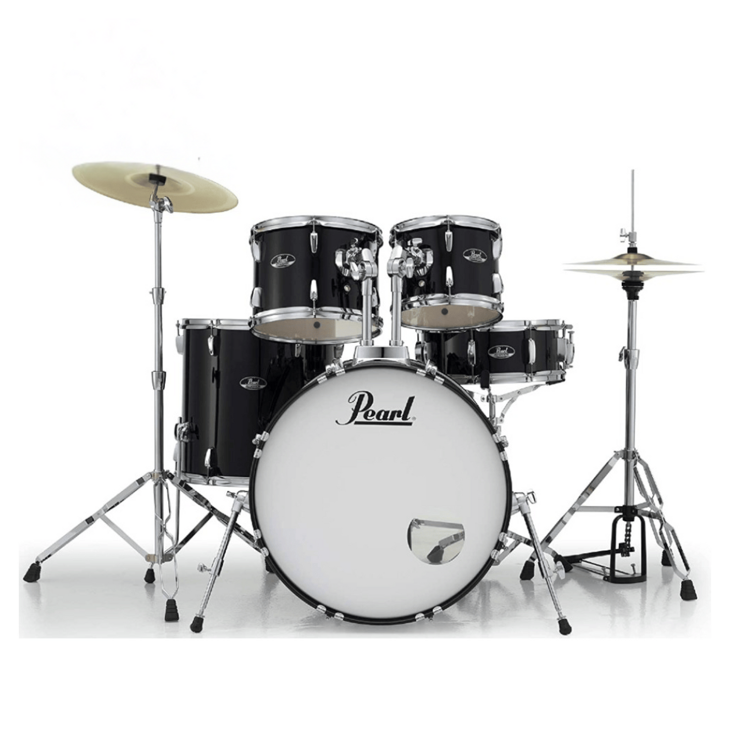 Pearl Roadshow Series 5-Piece Drum Set - Jet Black