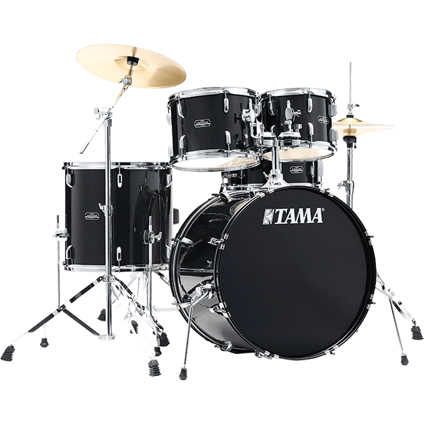 Tama ST52H6-BNS Stagestar Series 5-Piece Drum Set, Black Night Sparkle