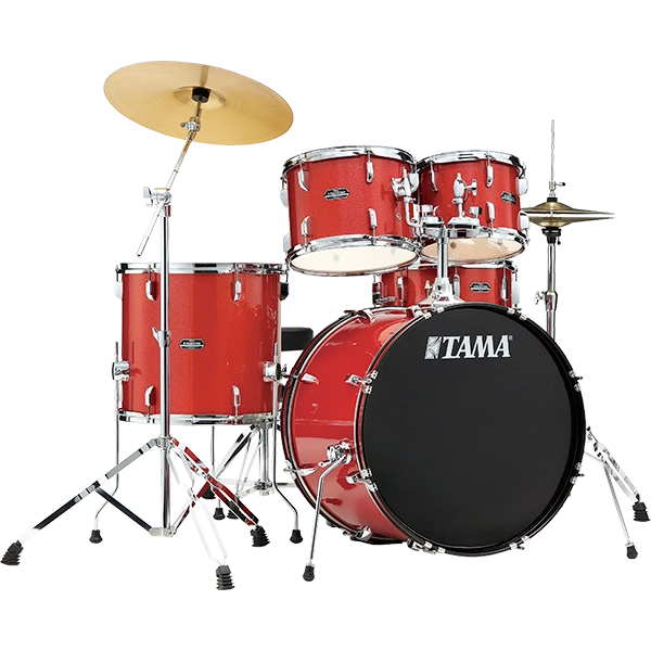Tama ST52H6-CDS Stagestar Series 5-Piece Drum Set, Candy Red Sparkle