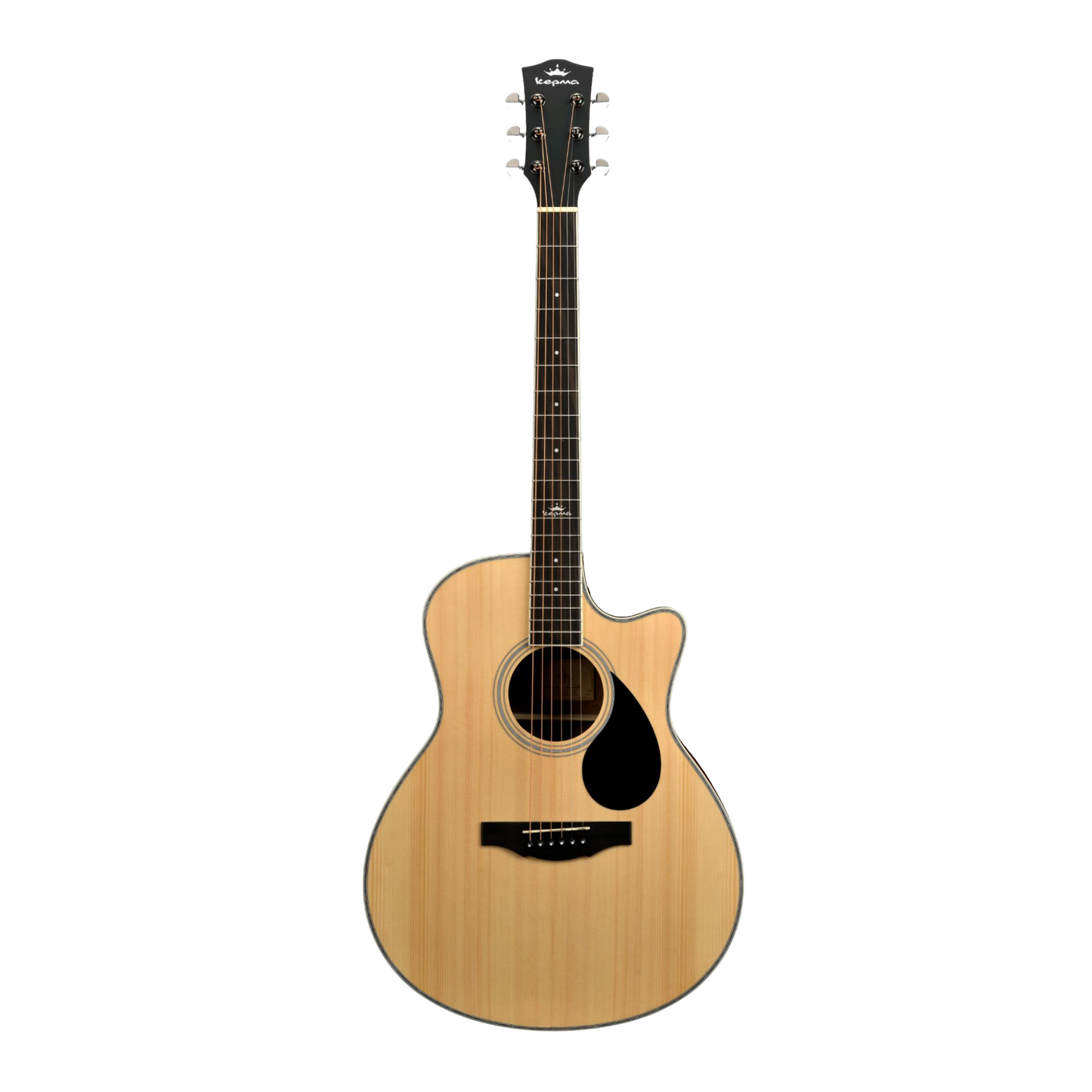 Kepma A1C Grand Auditorium Acoustic Guitar - Natural