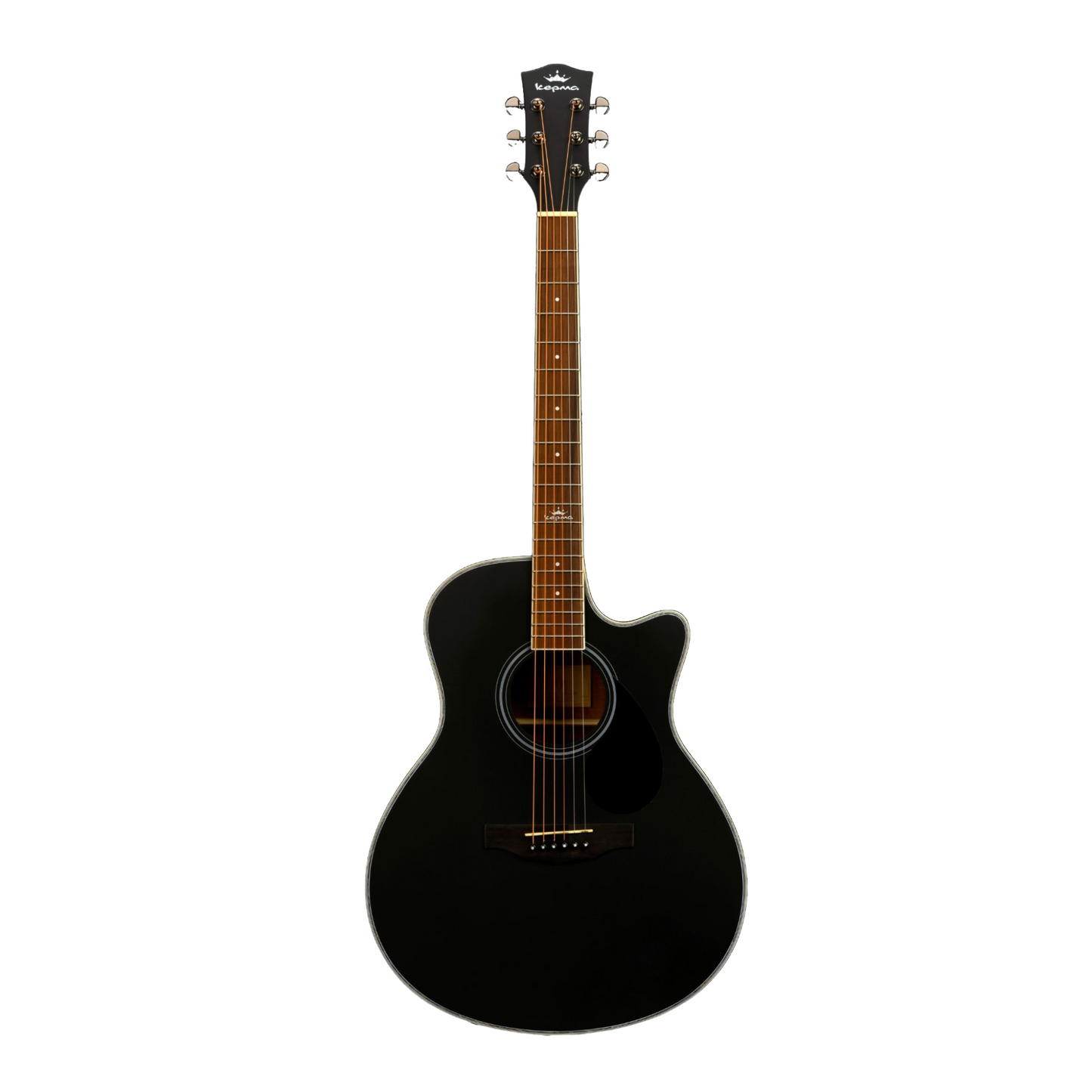Kepma A1C Grand Auditorium Acoustic Guitar - Black