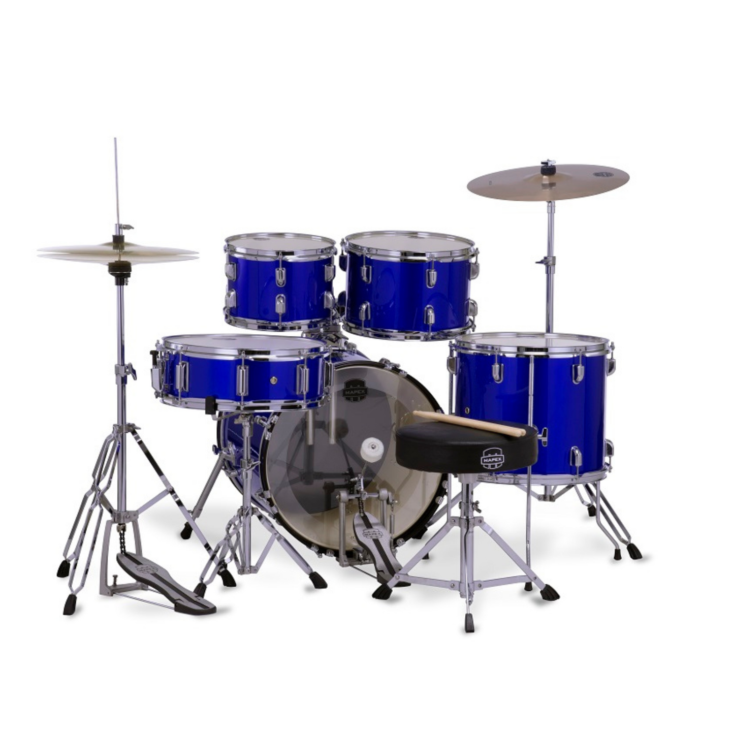 Mapex Comet Series 5-Pcs Acoustic Drum Kit - Indigo Blue