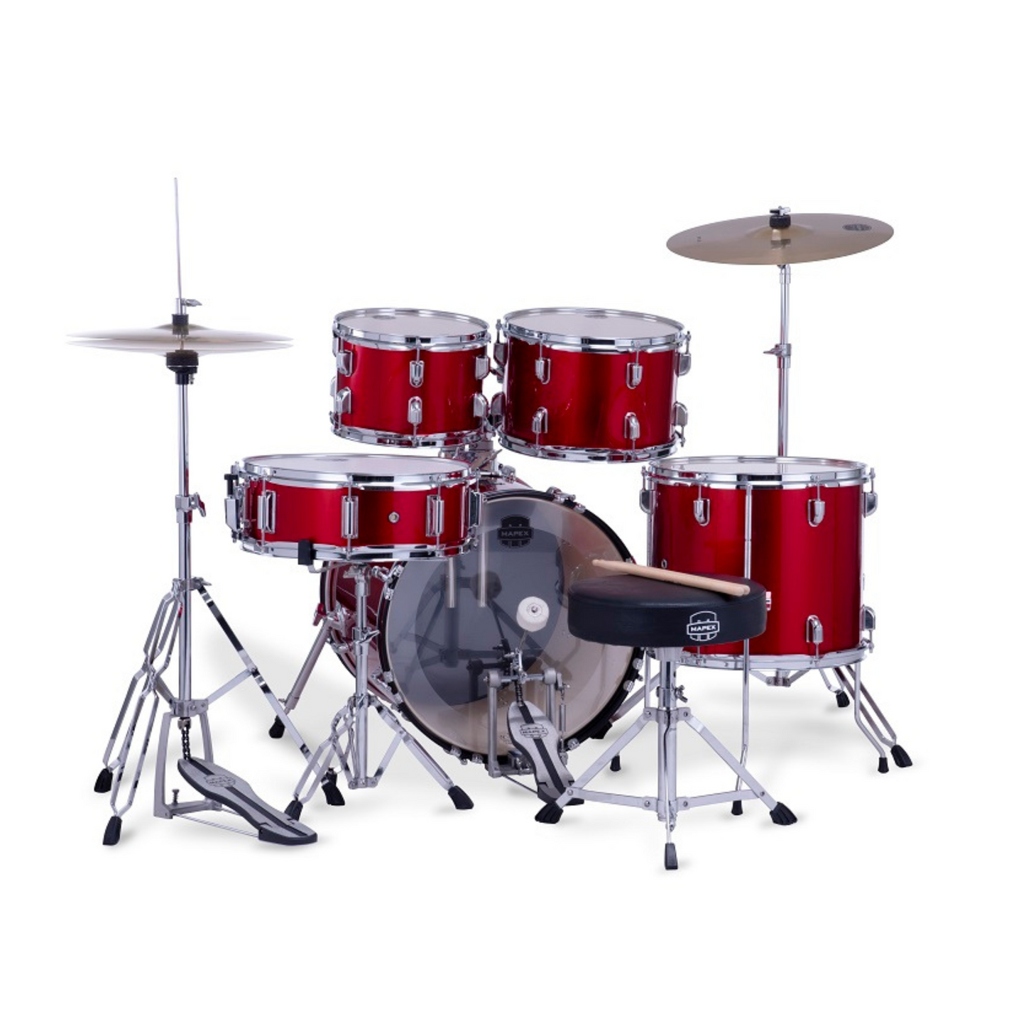 Mapex Comet Series 5-Pcs Acoustic Drum Kit - Infra Red