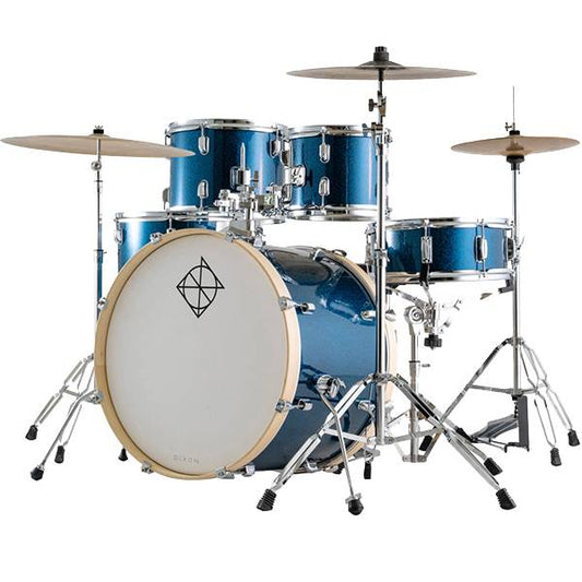 Dixon Spark Standard 5-pcs Acoustic Drum Kit - Ocean Blue Sparkle