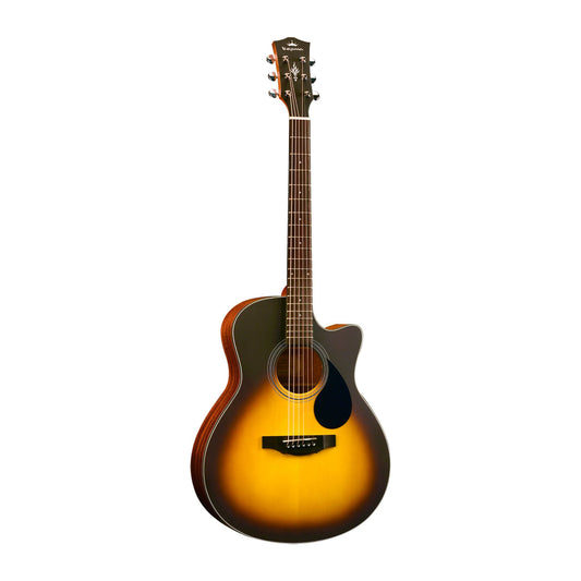Kepma EAC Grand Auditorium Acoustic Guitar - Sunburst