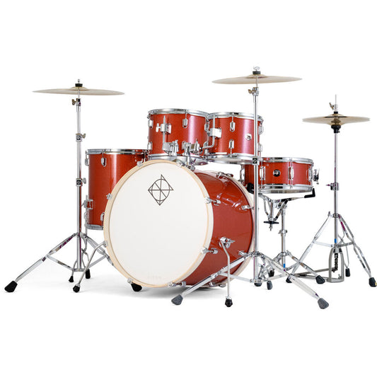 Dixon Spark Standard 5-pcs Acoustic Drum Kit - Cyclone Red