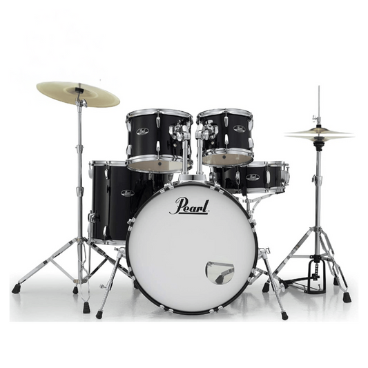 Pearl Roadshow Series 5-Piece Drum Set - Jet Black