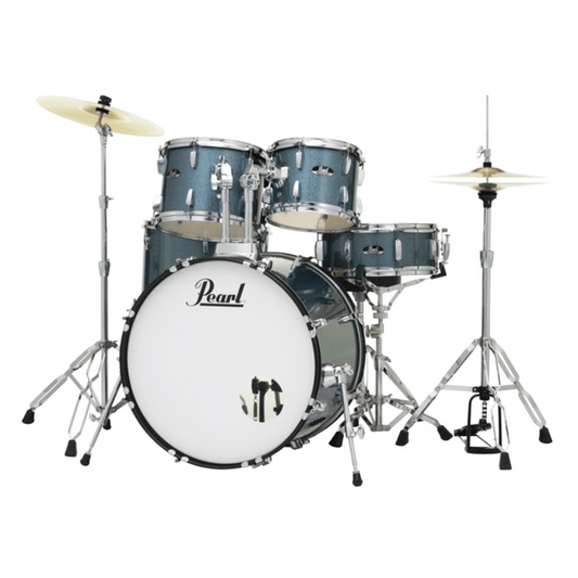 Pearl Roadshow Series 5-Piece Drum Set - Aqua Blue Glitter