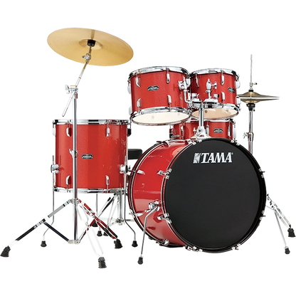 Tama ST52H6-CDS Stagestar Series 5-Piece Drum Set, Candy Red Sparkle