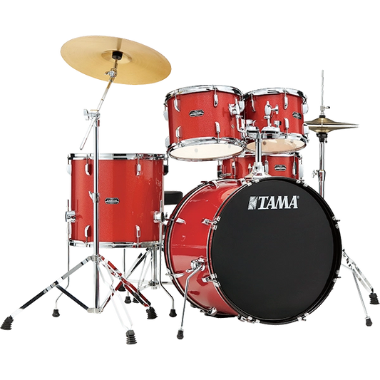 Tama ST52H6-CDS Stagestar Series 5-Piece Drum Set, Candy Red Sparkle