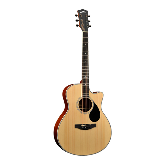 Kepma A1C Grand Auditorium Acoustic Guitar - Natural