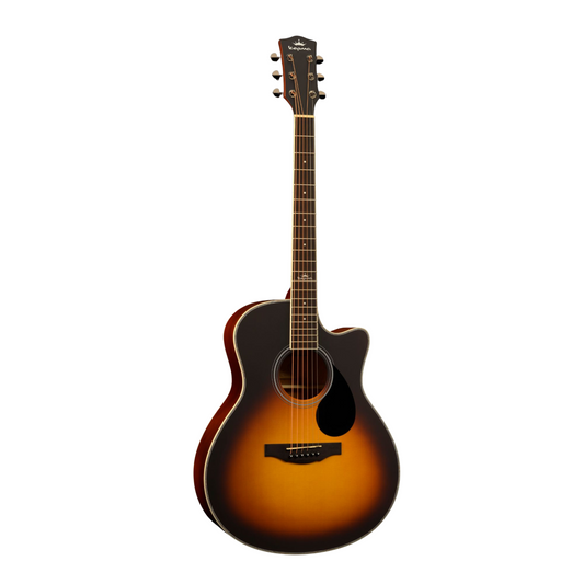 Kepma A1C Grand Auditorium Acoustic Guitar - Sunburst