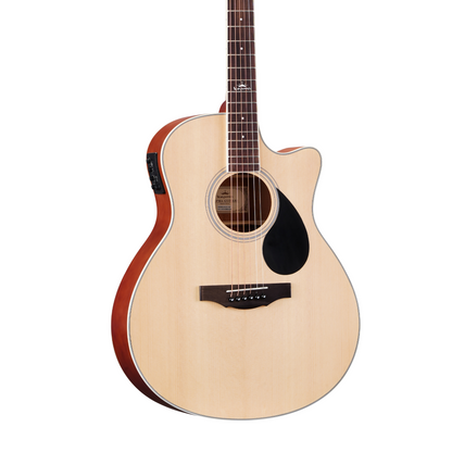 Kepma A1CE Grand Auditorium Electric-Acoustic Guitar w/ K1 EQ- Natural