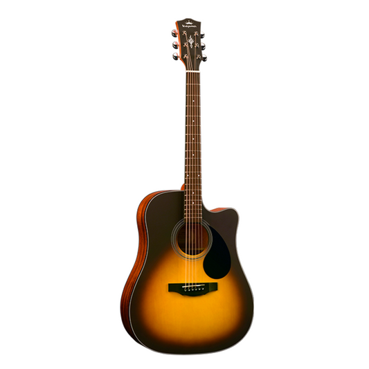 Kepma EDC Dreadnought Acoustic Guitar - Sunburst