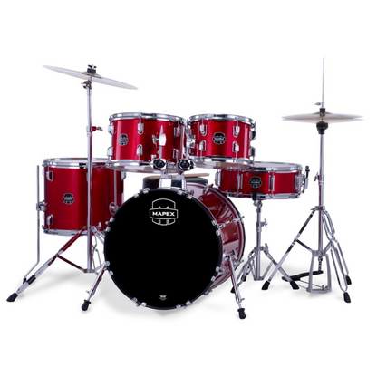 Mapex Comet Series 5-Pcs Acoustic Drum Kit - Infra Red