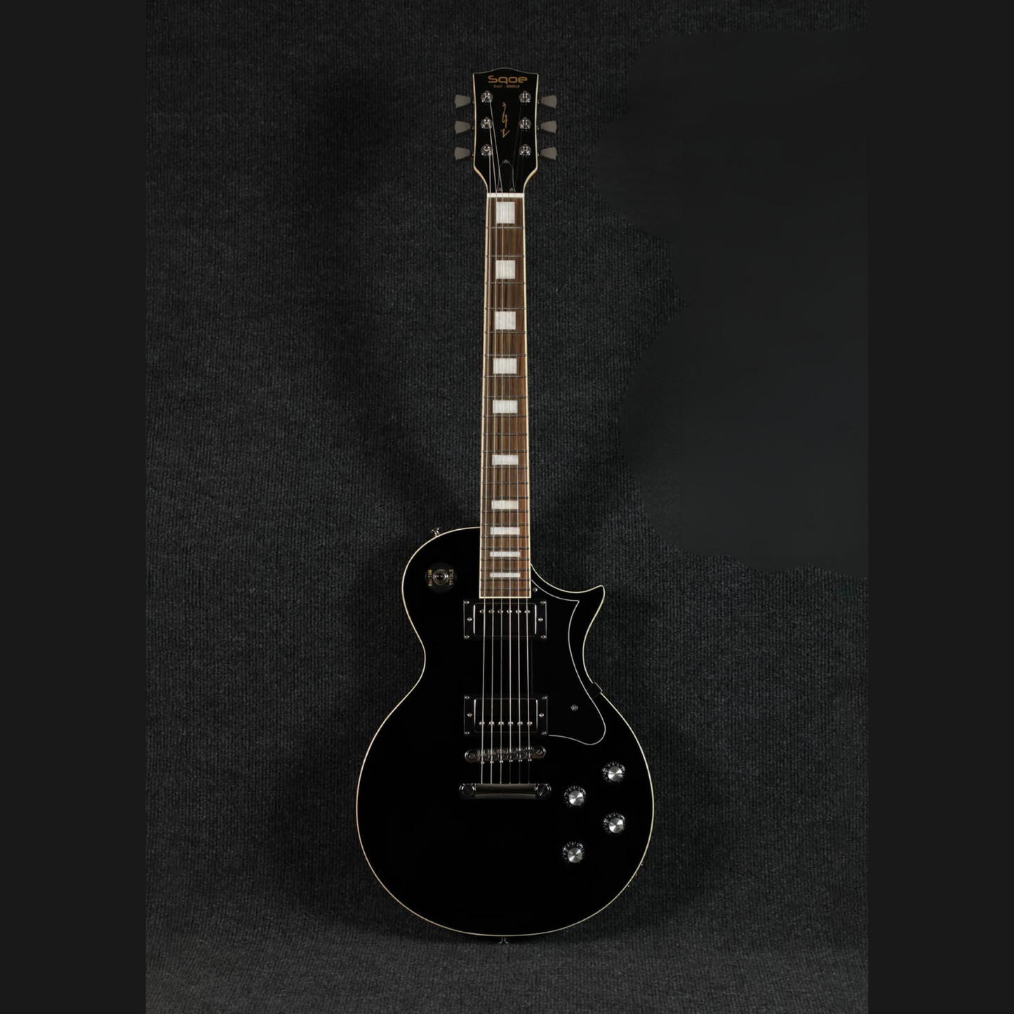Sqoe SELP110 Les Paul Electric Guitar - Black Warrior